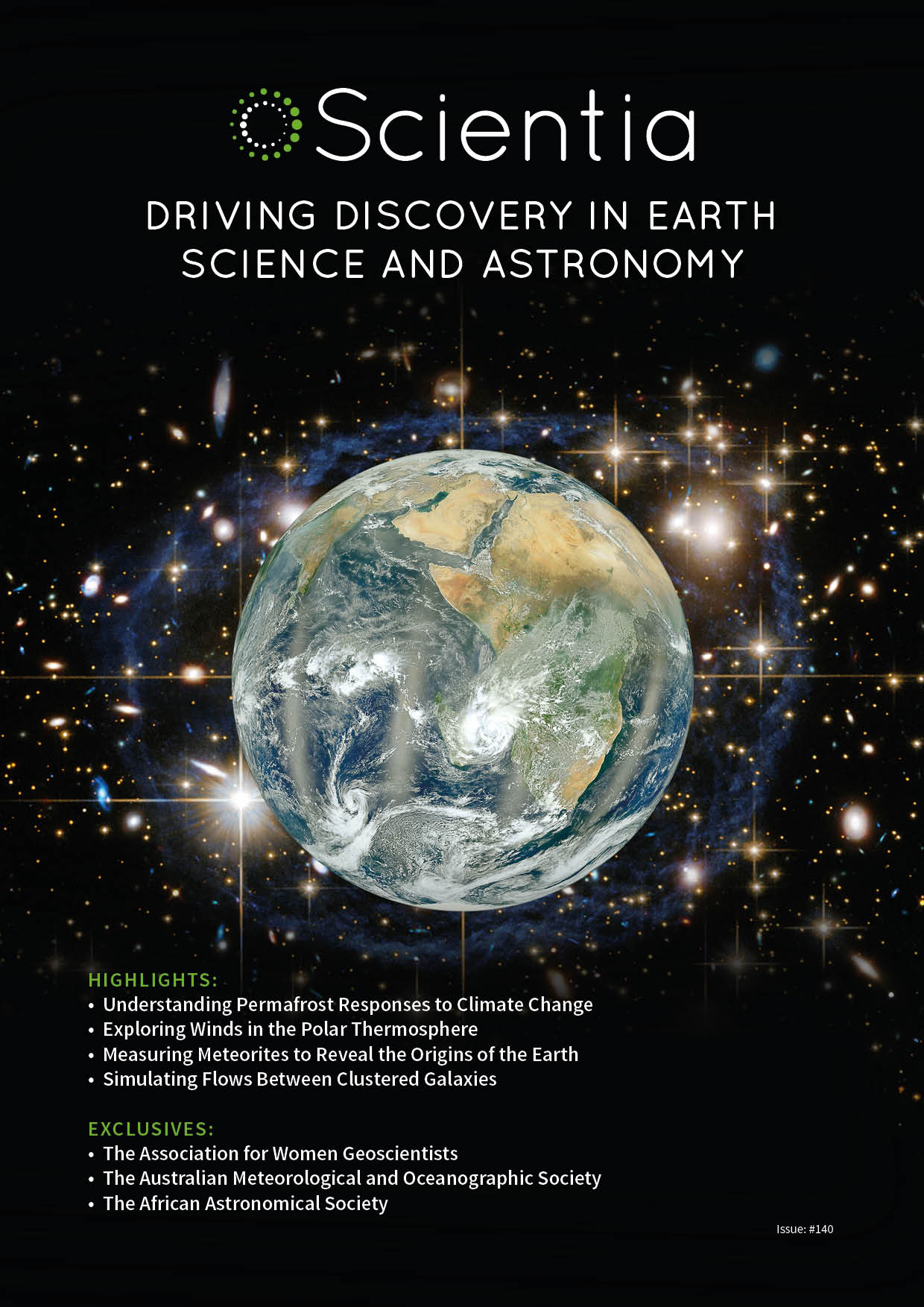 Scientia Issue #140 | Driving Discovery in Earth Science and Astronomy