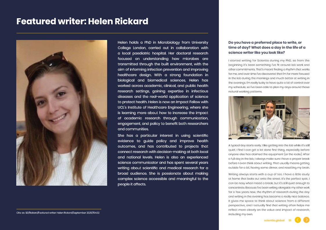 Featured writer: Helen Rickard