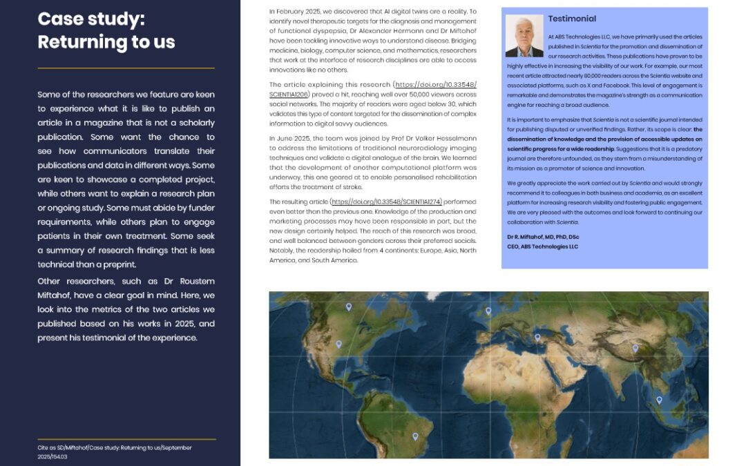 Case study: Returning to us
