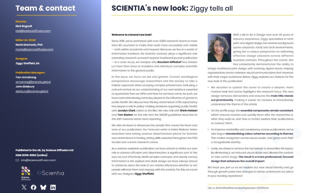 SCIENTIA’s new look: Ziggy tells all