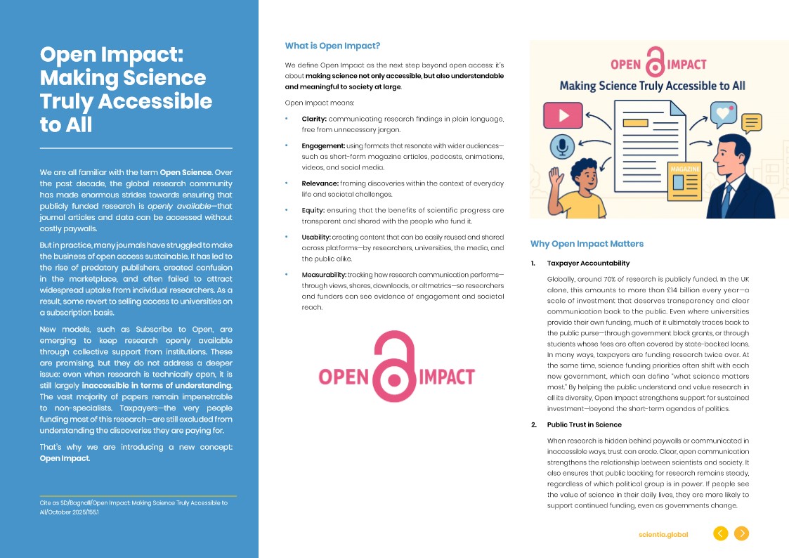 Open Impact: Making Science Truly Accessible to All