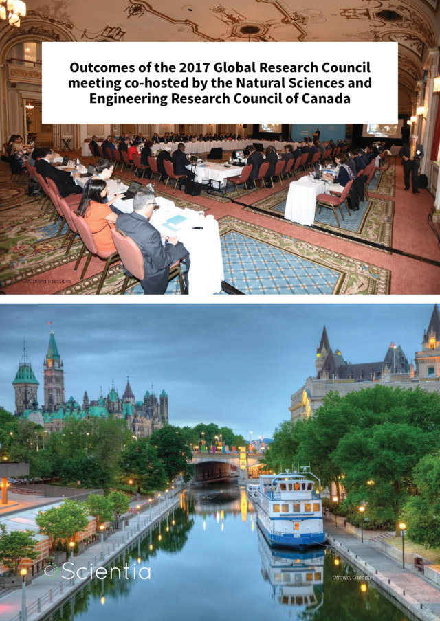 Outcomes of the 2017 Global Research Council meeting co-hosted by the Natural Sciences and Engineering Research Council of Canada