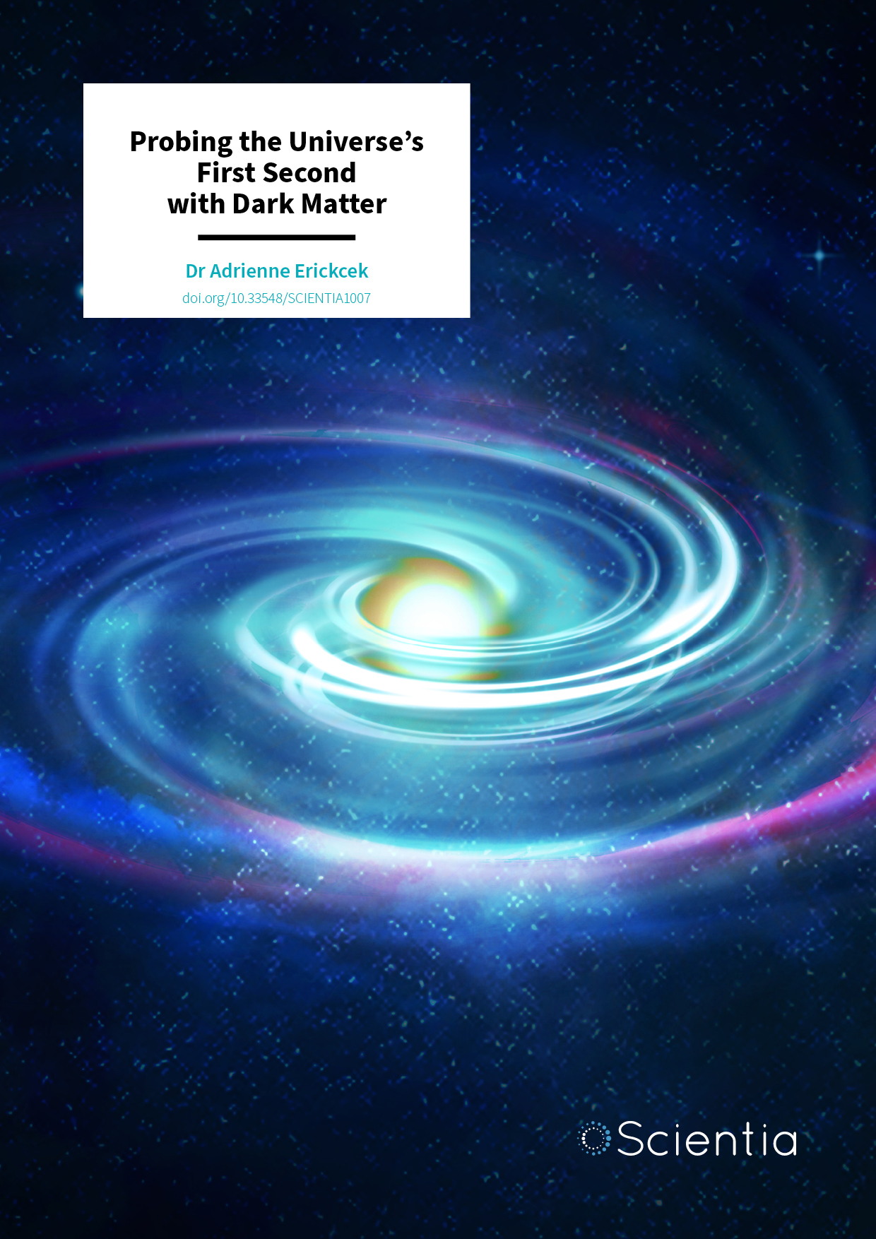 Dr Adrienne Erickcek | Probing the Universe’s First Second with Dark Matter