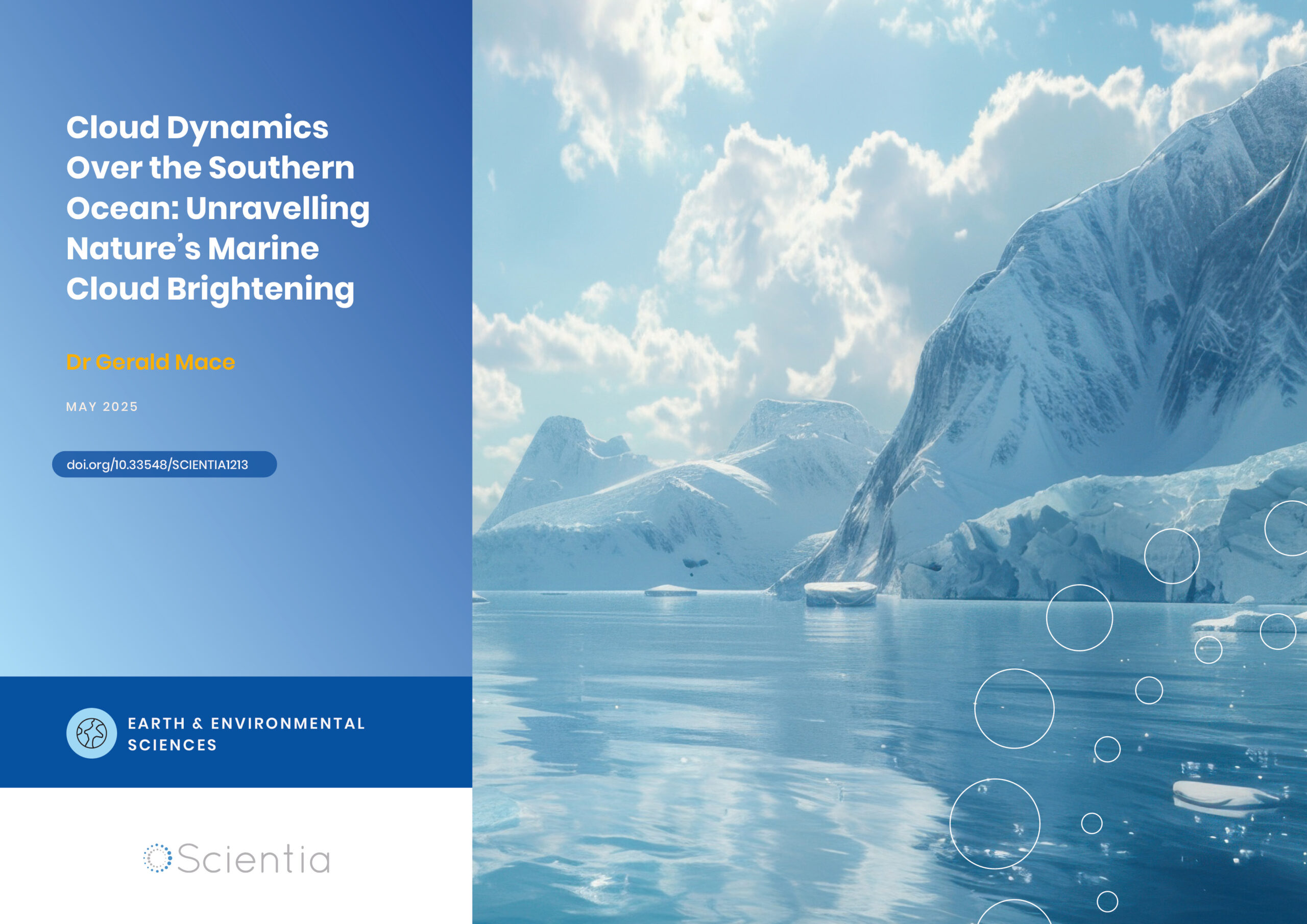 Dr Gerald Mace | Cloud Dynamics Over the Southern Ocean: Unravelling Nature’s Marine Cloud Brightening