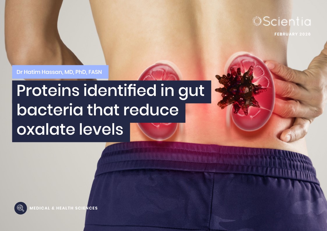 Dr Hatim Hassan | Proteins identified in gut bacteria that reduce oxalate levels