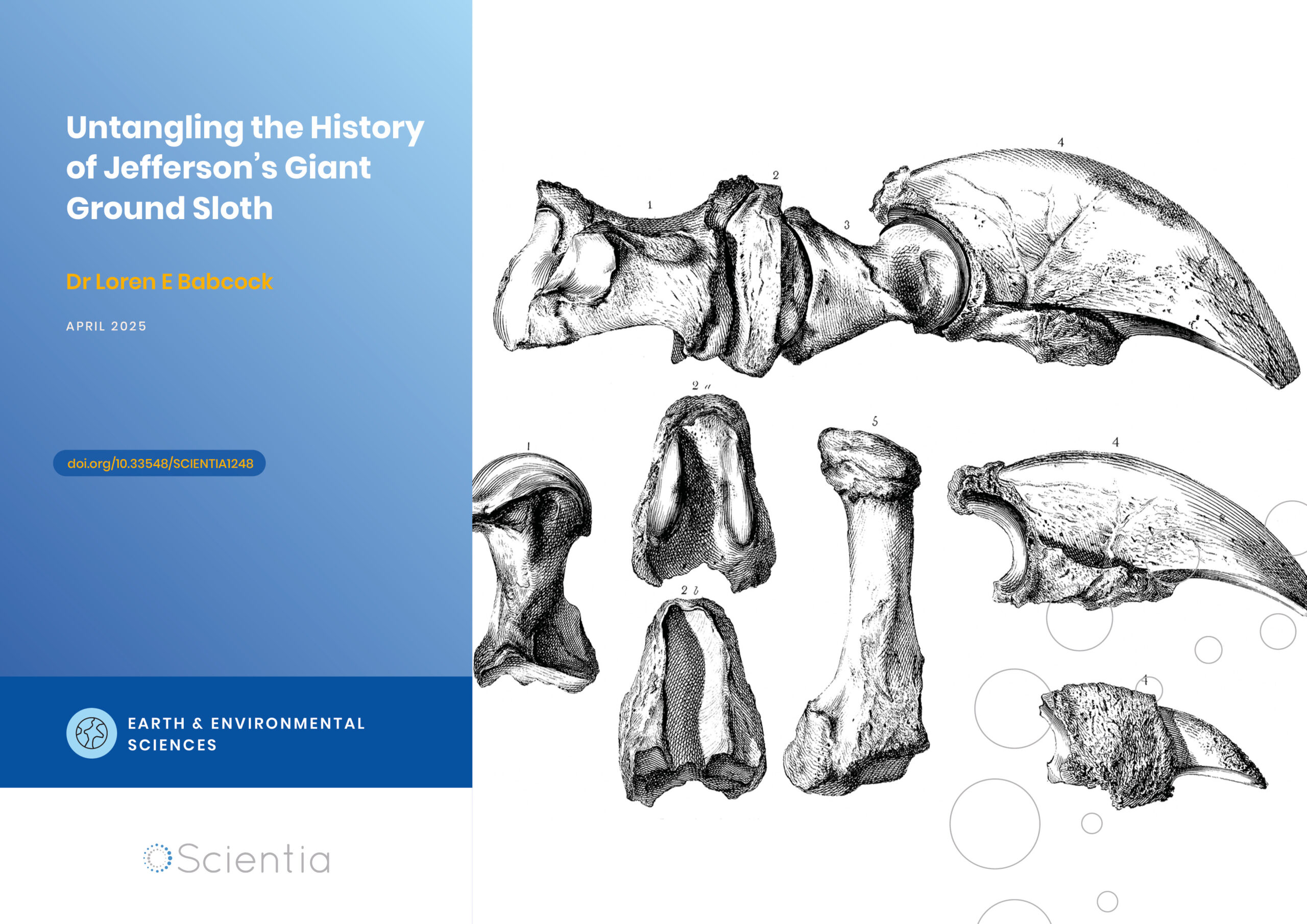 Dr Loren Babcock | Untangling the History of Jefferson’s Giant Ground Sloth
