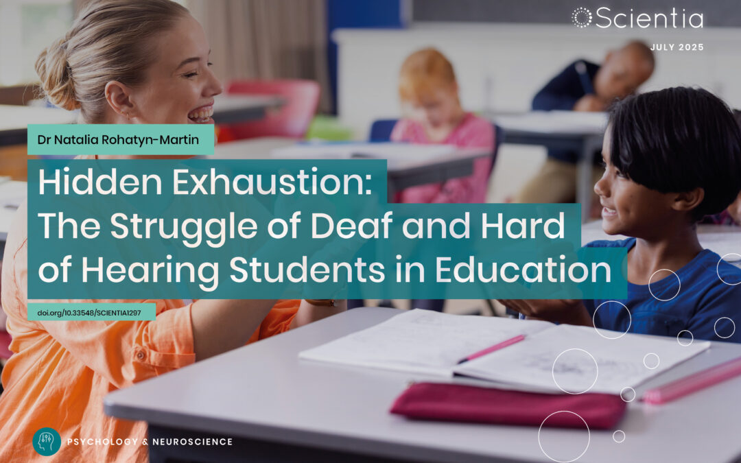 Dr Natalia Rohatyn-Martin | Hidden Exhaustion: The Struggle of Deaf and Hard of Hearing Students in Education