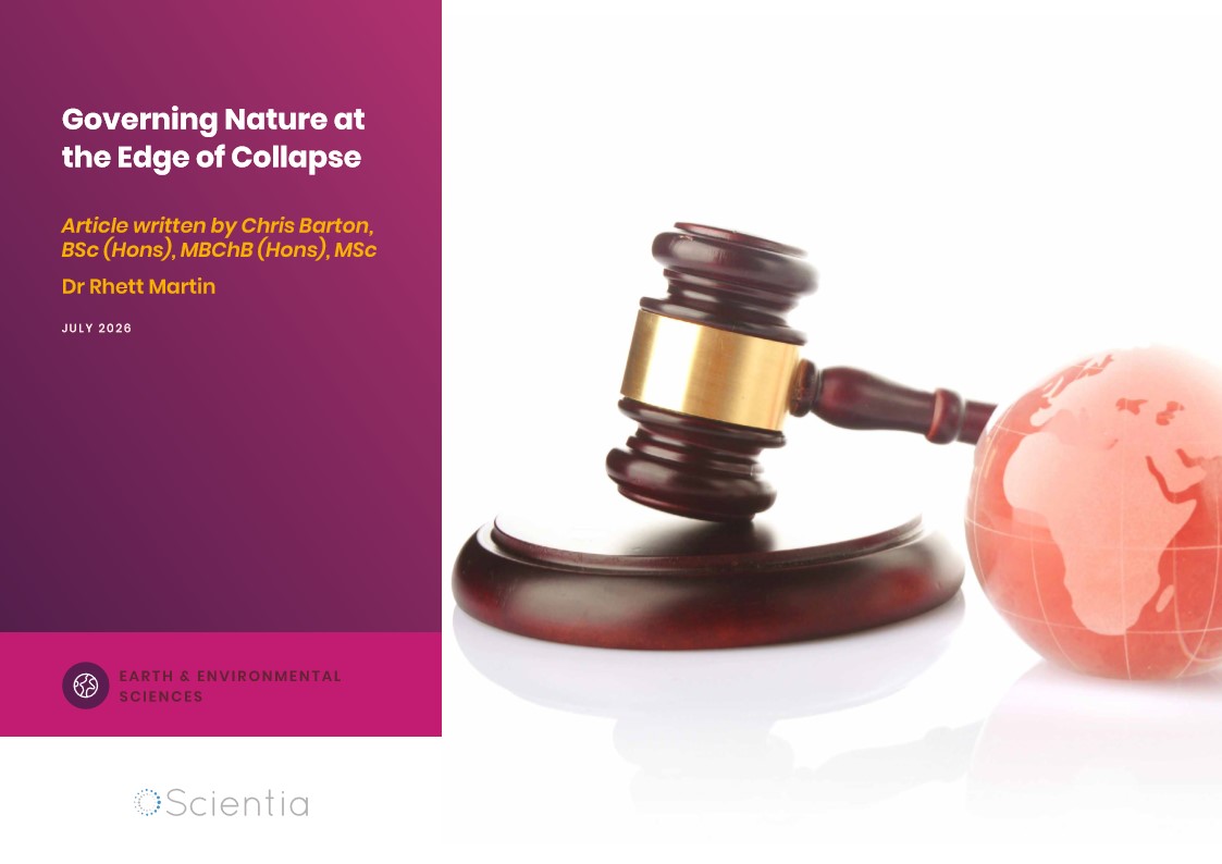 Dr Rhett Martin | Governing Nature at the Edge of Collapse