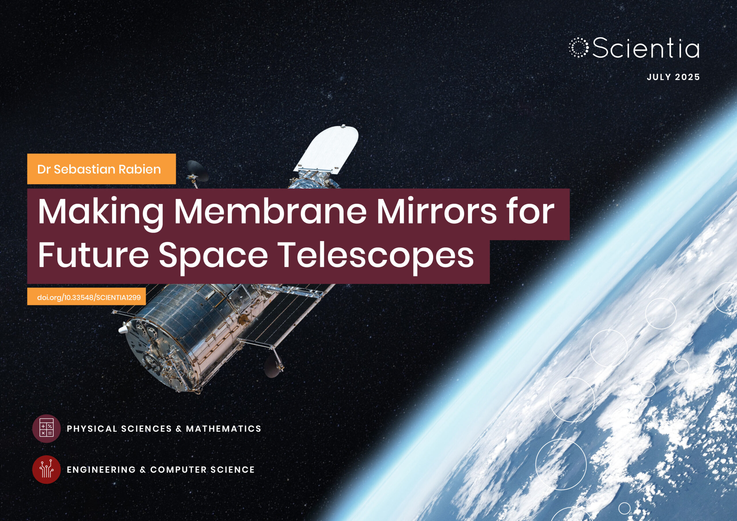 Dr Sebastian Rabien | Making Membrane Mirrors for Future Space Telescopes