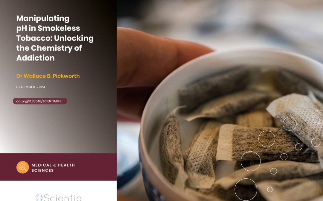 Dr Wallace Pickworth | Manipulating pH in Smokeless Tobacco: Unlocking the Chemistry of Addiction