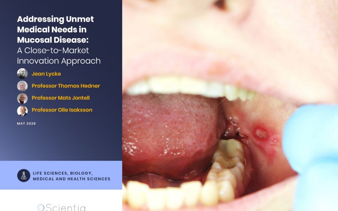 Jean Lycke | Addressing Unmet Medical Needs in Mucosal Disease: A Close-to-Market Innovation Approach