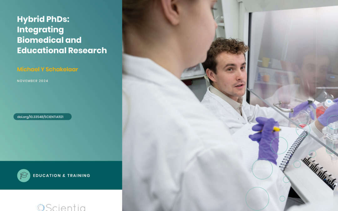 Michael Y Schakelaar | Hybrid PhDs: Integrating Biomedical and Educational Research